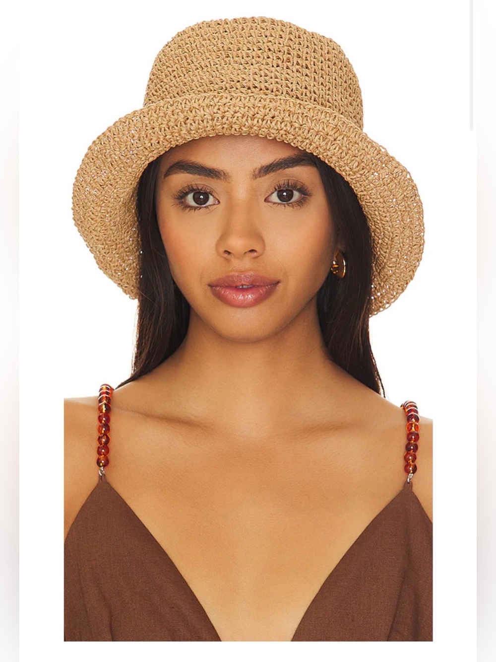 Sal Crochet Hat in Natural (size 59)